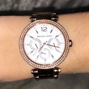Rose Gold Michael Kors watch